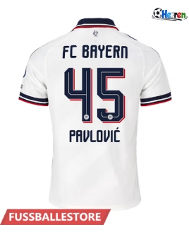 Günstige Bayern Munich Aleksandar Pavlovic #45 Auswärtstrikot 2026-27 Kurzarm